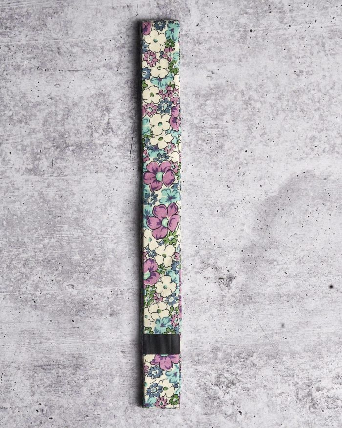 Liam Jake Purplex True Skinny Tie - Floral Tie